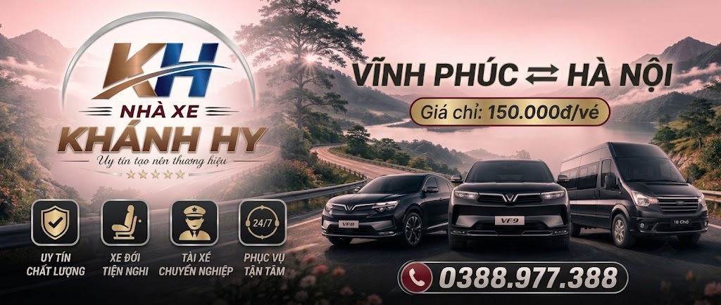 Xe ghép Vĩnh Phúc Hà Nội 149K - Xe Ghép Khánh Hy